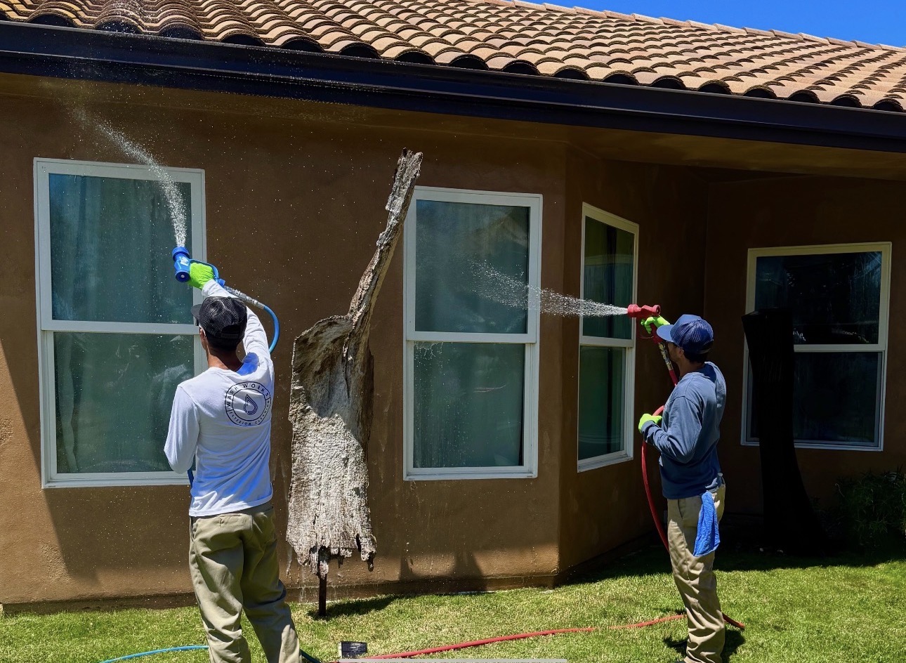Residential soft wash and pressure washing services